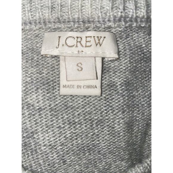 J. CREW Intarsia Ski Scene Sweater Size Small Gray Black - Picture 4 of 5